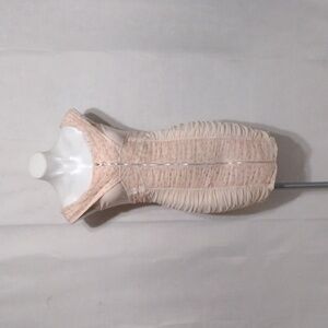 Guess Off The Shoulder Ruched Zipper Front Bodycon Mini Dress Medium Retro Chic